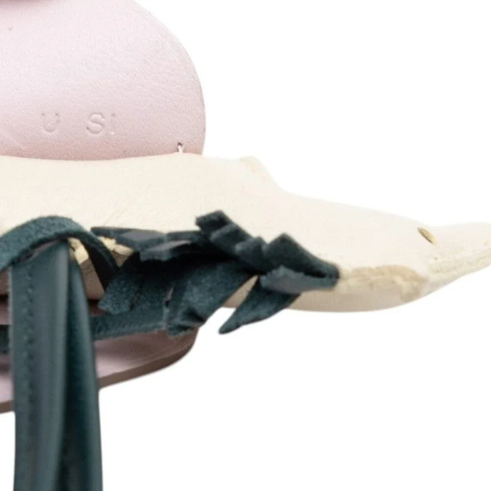 Hermes Rodeo PM Pegasus Bag Charm Craie Vert Cypress Mauve Pale Agneau Milo